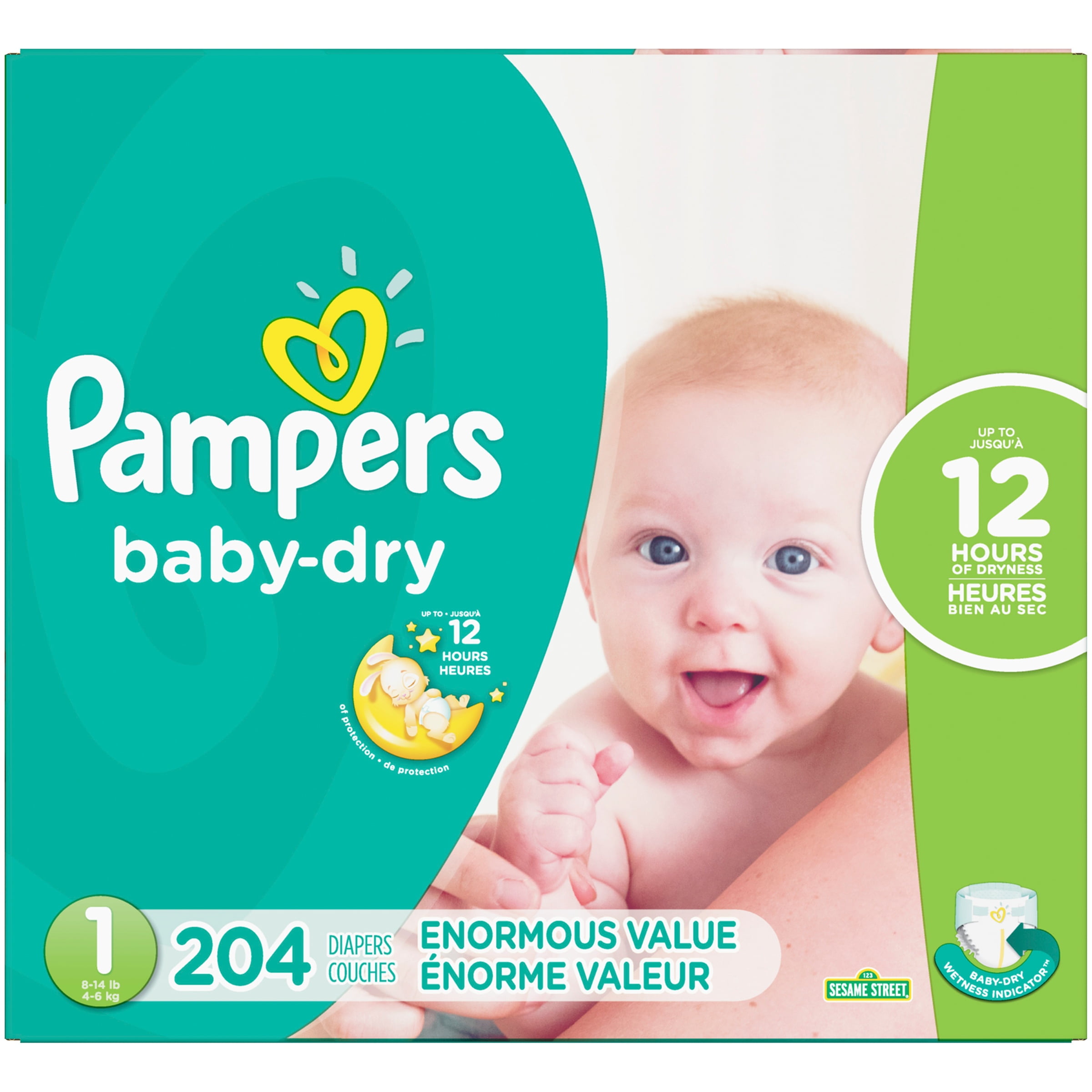 Pampers Baby Dry Diapers Size 204 Count | lupon.gov.ph