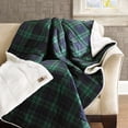 thumbnail image 3 of Woolrich Brewster Softspun Down Alternative Filled Throw, 50x70", Blue, 3 of 8