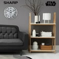thumbnail image 3 of Sharp Star Wars Death Star Atomic Wall Clock- 12" Silver Brushed Finish - Sets Automatically- Battery Operated QA Technology Display, 3 of 5