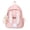 Pink, variant on Kawaii Bunny Ear Backpack, Lightweight School Travel Backpack for Women & Students, Casual Bookbag with Cute Bear Charm