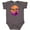 Charcoal Grey, variant on Inktastic Miami Beach Florida Vacation Sunset Girls Baby Bodysuit