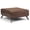 Chestnut, variant on Pemberly Row 36" Mid Century Coffee Table Storage Ottoman in Blue Velvet