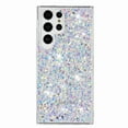 thumbnail image 5 of Dteck Bling Case for Samsung Galaxy S23 Plus, Women Girls Sparkly Glitter Shiny Soft TPU Rubber Ultra Slim Shockproof Hard Protective Cover, White, 5 of 5