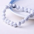 thumbnail image 6 of 4PCS Natural 8mm Gorgeous Semi-Precious Gemstones Healing Crystal Stretch Beaded Bracelet Unisex (4 Colors), 6 of 9