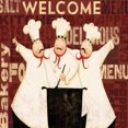 thumbnail image 3 of DiPaolo, Dan 12x12 Black Modern Framed Museum Art Print Titled - Welcome Chef, 3 of 5