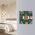 thumbnail image 4 of Yayeee Toggle Light Switch Wall Plate 2-Gang 4.56"x4.48" Decorative Outlet Cover, Green Christmas Gingerbread, 4 of 7