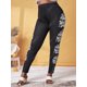 thumbnail image 2 of Leggings Talla Extra Estampado Cráneo Cruzado Rosegal Leggings de talla grande, 2 of 5