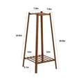 thumbnail image 2 of TETSELF 30"/38"/46" Tall Bamboo Plant Stand Flower Pot Display Rack Shelf Indoor Outdoor, 2 of 4