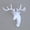 White, variant on Wall Hanging Hook Vintage Deer Head Antlers for Hanging Clothes Hat Scarf Key Deer Horns Hanger Rack Wall Decoration