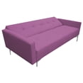 thumbnail image 4 of Sofa Cama Reclinable El Bazar Store Paris Lino Rosa Futón 3 posiciones Brazos movibles Sala, 4 of 8
