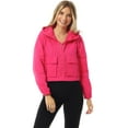 thumbnail image 5 of MixMatchy Women's Lightweight Cropped Jackets Yoga Quick Dry Windbreaker Zipper Jackets Workout Running Hoodie Jackets, 5 of 7