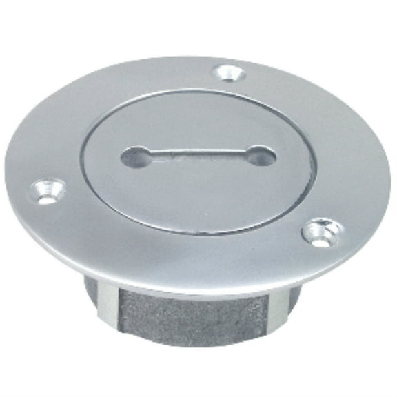 PERKO 1" CHROME UNMARKED PIPE DECK PLATE