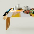 thumbnail image 4 of Jeffy SML the Rapper-theme square tablecloth has an iconic print, fits most tables, and is easy to care for perfect gifts for fans friends and family，55" x 71"（140*180cm）, 4 of 6