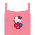 thumbnail image 2 of Hello Kitty x Wonder Nation Girls Tank and Sleep Pant Pajama Set, 2-Piece, Sizes 4-18, 2 of 3