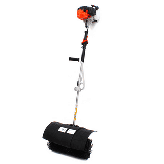 Zpl 52cc 2.4hp 1700W 7000rpm GAS Power Handheld Snow Sweeper Snow Shovel ,21x10 inch Gasoline Snow Broom Snow Cleaner Snow Joe Thrower for Lawn Care