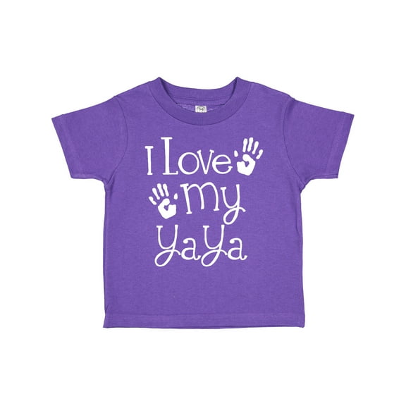 Inktastic I Love My Yaya Grandchild Boys or Girls Toddler T-Shirt