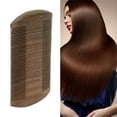 thumbnail image 1 of Beard Comb, Wooden Lice Comb Wide Teeth Double Sided Prevent Hurting Scalp Compact Size Reduces Tangles  for Home Use, 1 of 8