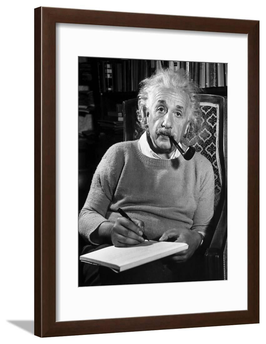 Albert Einstein Framed Print Wall Art