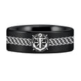 thumbnail image 3 of Sailor Tungsten Carbide Ring, 3 of 6