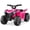 Hot Pink, variant on Best Choice Products 6V Kids Ride-On 4-Wheeler Quad ATV Car w/ 1.8mph Max Speed, Treaded Tires - Red