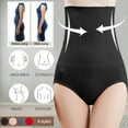 thumbnail image 1 of HUPOM Pregnancy Underwear For Women Womens Panties High Waist Casual Tie Seamless Waistband Black XL, 1 of 3