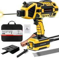 YesRight Handheld Welding Machine 110V 120A Portable Electric Welder Machine ARC Welder Gun with IGBT Inverter 5 Variable Current Adjustment for 3/32"-1/8" Welding Rod Tool