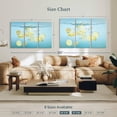 thumbnail image 4 of Elephant Stock Lemon Slices In Water Wall Art - Horizontal Multi Panel Canvas - Dining Room Wall Decor - Food And Drink Multi Panel - Blue And Yellow Decor - 57" x 36", 4 of 8