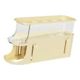 thumbnail image 4 of kowaku Refrigerator Egg Holder Automatic Rolling Egg Container, 2 Layer Stacked Egg Tray Rolling Egg Dispenser for Fridge Countertop Cream Color, 4 of 9