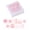 Pink, variant on Lovely Writing Pad Simple Memos,Dreamy Gradients Colored Sticky Note,Sticky Note Pads,Easy to Write Multifunctional Lovely Memos Sticky,Office Products
