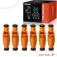 thumbnail image 7 of A-Premium Fuel Injectors Compatible with Volvo S90 1997-1998, V90 1997-1998, 960 1995-1997, L6 2.9L DOHC Gas, Set of 6, Replace# 0280155746, 7 of 7