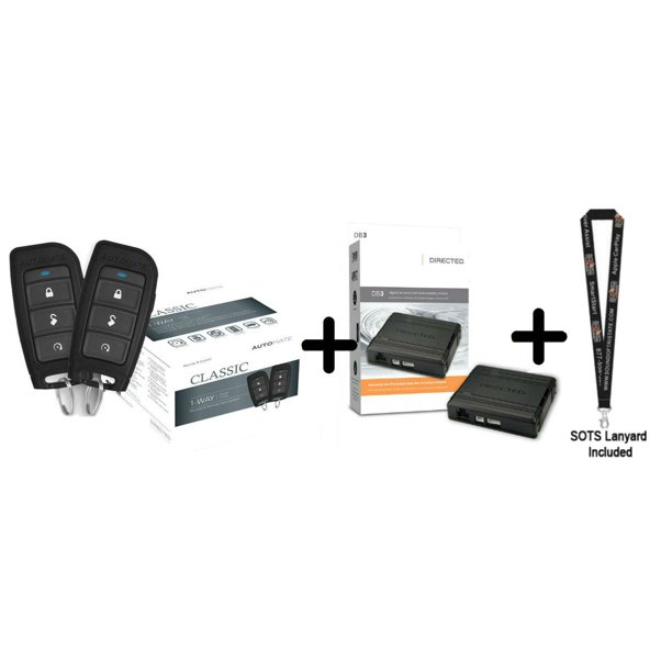 Automate 5105A 1 Way Alarm & Remote Start System with DB3 Bypass Module  Package