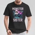 thumbnail image 5 of Shark Monster Truck Sister Monster Truck Are My Jam Truck TShirt, 5 of 6