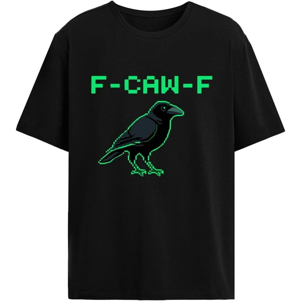 Camisetas divertidas de cuervo para hombre con gráficos divertidos