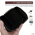 thumbnail image 3 of Houderco Cartera De Cuero Negro Unisex Para Guardar Tarjetas Y Monedas Con Moderno Y, 3 of 6