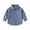 Blue, variant on Toddler Kids Long Sleeve Button - Down T-Shirt Spring Fall Shirt & School Style Top For School Formal Casual Outfit,Size:5-6 Years