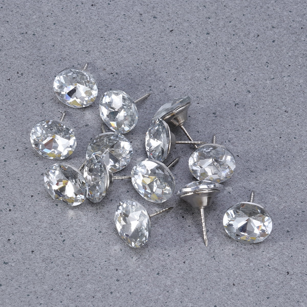 Furniture Rhinestones Nail Sheer Button up Sewing Buttons Sofa Decoration Crystal for Headboard 1inch 30 Pcs