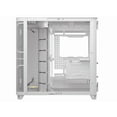 thumbnail image 6 of Corsair AIR 5400 RS-R ARGB Triple Chamber Mid-Tower PC Case-White with 3x RS-R 120mm reverse PWM ARGB fans Pre-installed, BTF Back Plug Motherboard Design, 6 of 12