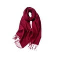 thumbnail image 2 of Winter Scarf for Women Cold Weather - Soft Warm Shawls Scarves with Tassels 78.7''size, 2 of 9