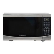 West Bend Compact Countertop Microwave Oven with Electronic Controls and Presets, 0.9 cu. ft., in Stainless Steel (WBMW92S)