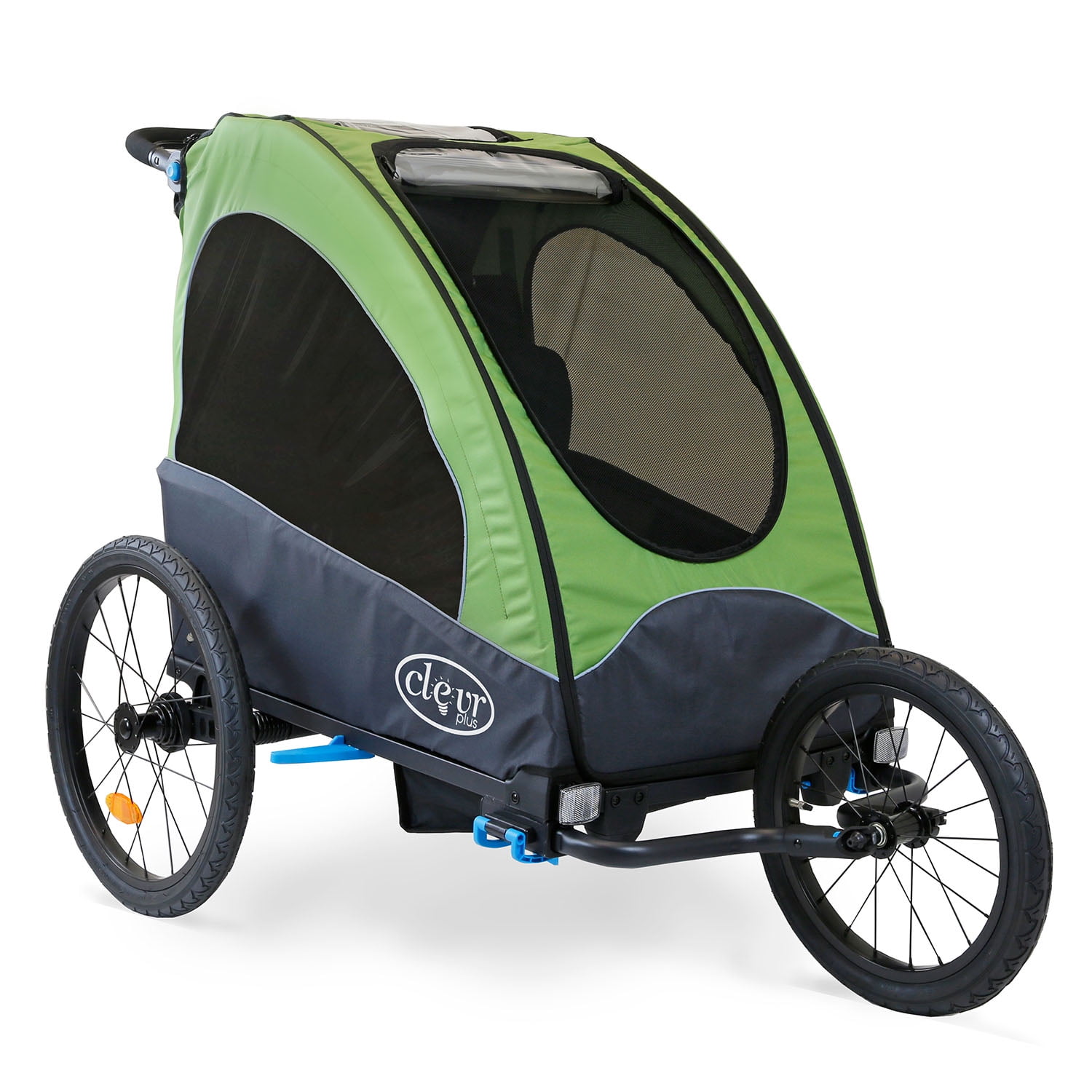ClevrPlus Venturer 3in1 Double Seat Bike Trailer Stroller Jogger for