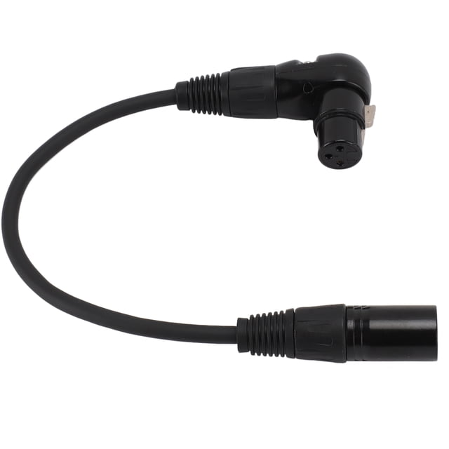 XLR to XLR Cables, 90 Degree XLR Female to Straight XLR Male Cable Adapter, XLR Male to XLR Female Cable, for Speaker, Recording Studio, Mic Mixer, Audio Interface, Amplifier