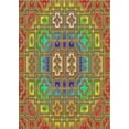 thumbnail image 1 of Ahgly Company Machine Washable Indoor Rectangle Transitional Avocado Green Area Rugs, 5' x 7', 1 of 7