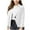White, variant on Girls Long Sleeve Suit Blazers Notch Collar Open Front Formal Dress Coat with Pocket for Big Girls 5-14 Years (13 Years, White)