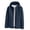 Dark Blue, variant on Maoxin Mens Jacket Fashion Men's Solid Color Long Sleeve Hoodless Casual Outwear Jackets Jackets for Men , Black , 4XL