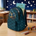 thumbnail image 3 of Xoenoiee Excavator Fire Print School Backpack for Boys Casual Bookbag Travel Daypack Rucksack with Handle, Lightweight Schoolbag Knapsack with Front Zipper Pocket for Outdoors Travel, 3 of 7