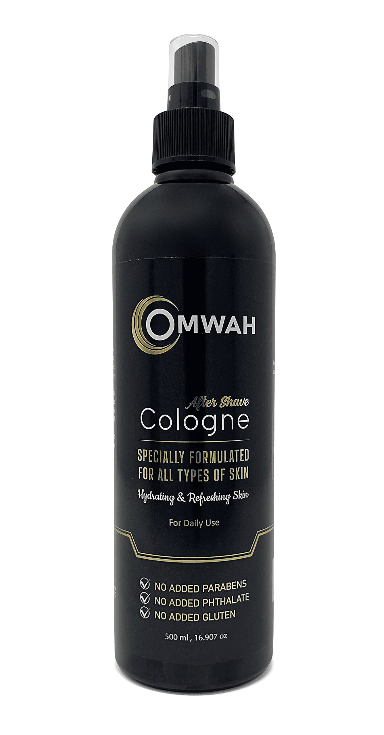 OMWAH Cooling Mens After Shave Cologne, Soothes, Cools, and Refreshes Skin - Formulated For All Types of Skin, Hydrating Moisturizing Formula