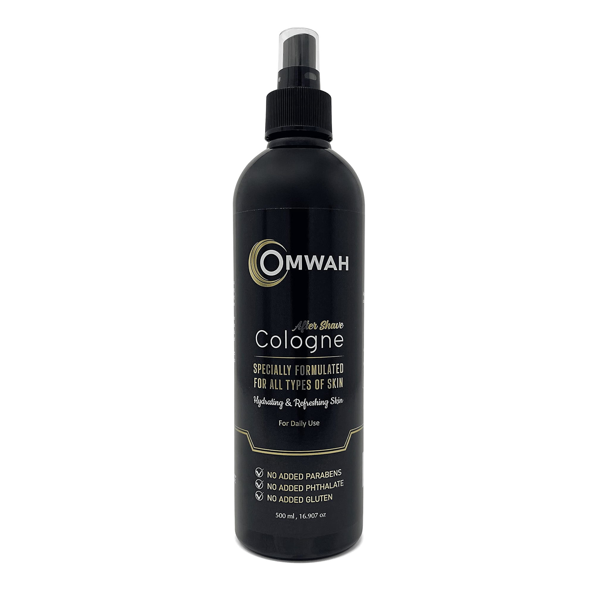 OMWAH Cooling Mens After Shave Cologne Soothes Cools and Refreshes Skin - Formulated For All Types of Skin Hydrating Moisturizing Formula