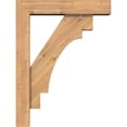 thumbnail image 3 of Ekena Millwork 5 1/2"W x 24"D x 32"H Merced Block Smooth Bracket w/ Offset Brace, Western Red Cedar, 3 of 25