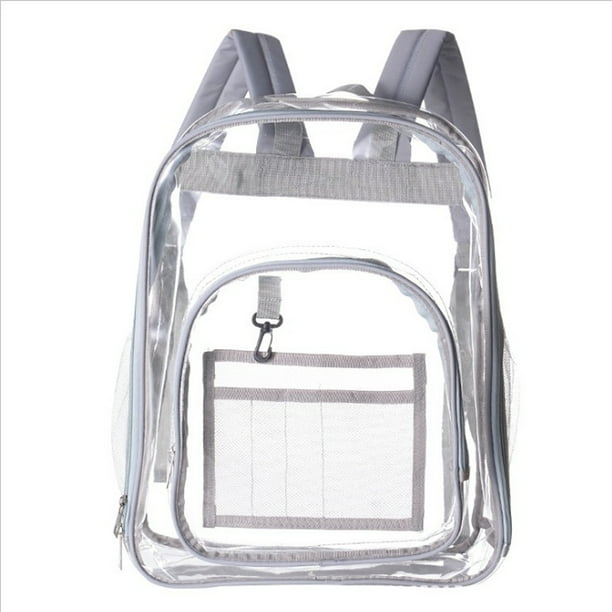 Stadium Approved Clear Backpack for Women and Men, Heavy Duty Clear PVC