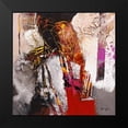 thumbnail image 2 of Magis, Pascal 15x15 Black Modern Framed Museum Art Print Titled - Variations abstraites XII, 2 of 5